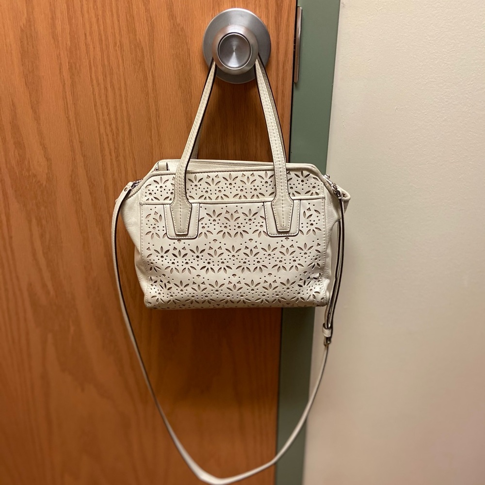 Coach Ivory/White Purse